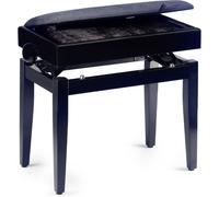 Banc De Piano Avec Compartiment Pour Partitions, Noir Mat
