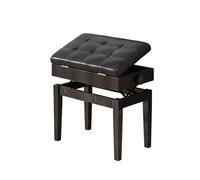 Banc de piano avec rangement de musique - Hauteur réglable, construction en PU et bois, coussin rembourré pour plus de confort, idéal pour les musiciens