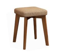 Banc de piano en cuir avec surface d'assise rembourrée et pieds en bois massif, plusieurs couleurs au choix et facile à assembler