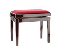 Augustine GEWA Banc de Piano Deluxe, Bois Massif, réglable en Hauteur Acajou Brillant