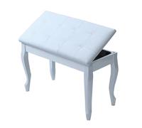 Banc de piano haut de gamme avec rangement de musique, coussin en cuir, capacité de 200 kg, hauteur réglable, idéal pour adultes et enfants à l'école, concerts - Élégant et durable (couleur 4)