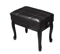 Banc de Piano relevable en Bois Massif avec boîte de Rangement et Rangement pour Livres, idéal pour Les Enfants, Les Adolescents, Les Adultes et Les Personnes â,Black One Size