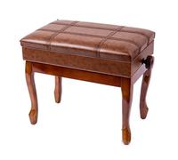 Banc de Piano relevable en Bois Massif avec boîte de Rangement et Rangement pour Livres, idéal pour Les Enfants, Les Adolescents, Les Adultes et Les Personnes â,Teak One Size