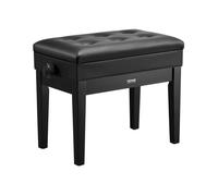 Banc de piano - VEVOR - SUB-2 - Hauteur réglable - Coussin cuir PVC rembourré - Rangement intégré