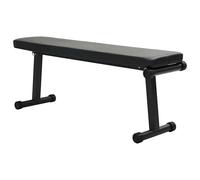Banc de poids Noir 108 x 27 x 41 cm Acier enduit de poudre vidaXL