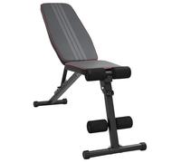 Banc de Poids - Réglable Pliable - Acier Noir - 200 kg - Multi-positions