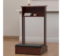 Banc de prière avec étagère de rangement - Chaise de prière pour la maison et la méditation - Cadeau religieux idéal pour la pratique spirituelle et le confort