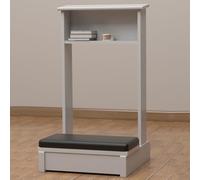 Banc de prière avec étagère de rangement pour la maison et l'église, chaise de méditation pour cadeaux religieux, table à genoux confortable pour les pratiques spirituelles