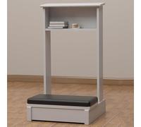 Banc de prière en bois avec table - Repose-genoux confortable pour l'église, la méditation et la prière