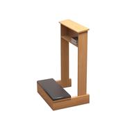 Banc De Prière en Bois Banc De Méditation 51x42x84cm Tabouret À Genoux Rembourré avec Coussin Tabouret De Méditation Table De Prière Chaise De Prière pour La Maison Et L'église (Wood)