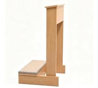 Banc de Prière en Matériau Robuste, Facile à Nettoyer, avec Coussin en Mousse Haute Résilience, équipé d'un tiroir de Rangement, pour la Maison ou L'église(Wood Tone)