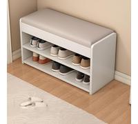Banc de rangement à chaussures moderne avec tabouret rembourré pour entrée,
