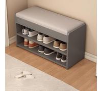 Banc de rangement à chaussures moderne avec tabouret rembourré pour entrée,