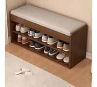 Banc de rangement à chaussures moderne avec tabouret rembourré pour entrée,