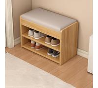 Banc de rangement à chaussures moderne avec tabouret rembourré pour entrée,