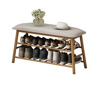 Banc de rangement à chaussures multifonctionnel avec grille dissimulée, rangement à rabat, ventilation et respirabilité, meuble à chaussures domestique 70 cm
