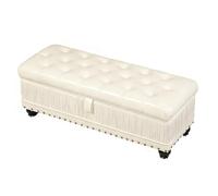 Banc de rangement avec assise rembourrée pour l'entrée, le salon et la chambre à coucher