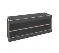 Banc de rangement avec compartiment ouvert Flai WxHxD 118x48x35cm