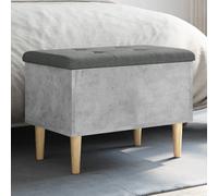 Banc de rangement avec coussin Bois d'ingénierie coffre de rangement vidaXL vida