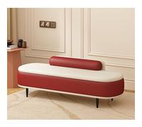 Banc de rangement avec coussin lombaire, tissu gratte-chat, pouf rembourré pour chambre à coucher, salon, entrée