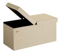 Banc de rangement avec couvercle rabattable Siège Coffre de rangement pliable