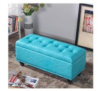 Banc de rangement avec siège, banc de rangement rembourré pour bout de lit, boîte de rangement d'entrée de grande capacité