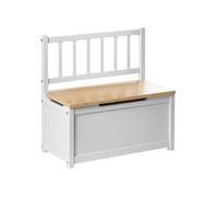 Banc de rangement BERRIMA Bois de pin Marron clair/blanc