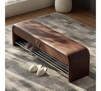 Banc de rangement capitonné, meuble multifonction pour plus de confort et d'organisation dans la chambre, le salon, l'entrée