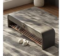 Banc de rangement capitonné, meuble multifonction pour plus de confort et d'organisation dans la chambre, le salon, l'entrée