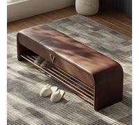 Banc de rangement capitonné, meuble multifonction pour plus de confort et d'organisation dans la chambre, le salon, l'entrée