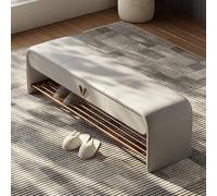 Banc de rangement capitonné, meuble multifonction pour plus de confort et d'organisation dans la chambre, le salon, l'entrée