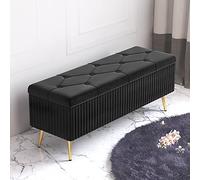 Banc de rangement de chaussures en velours, pouf moderne rembourré, siège d'entrée en peluche, repose-pieds pour chambre à coucher et salon, solution de rangement élégante pour chaussures et