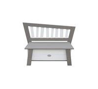 AXI Banc de rangement Corky – gris et blanc – banc enfant