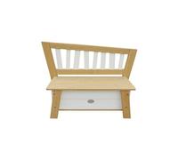 AXI Corky banc de rangement en marron & Blanc | Banc Enfant