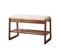 Banc de rangement d'entrée avec siège - Petit meuble à chaussures en bois pour économiser de l'espace - Pour couloir, chambre à coucher et décoration d'entrée.