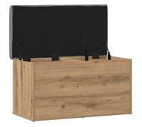vidaXL Banc de rangement Chêne artisanal 82x42x45 cm Bois d'ingénierie