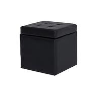 Banc de rangement en similicuir avec couvercle à rabat, cube de rangement pour salon, chambre à coucher et entrée