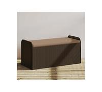 vidaXL Banc de rangement avec coussin et coffre à jouets Marron 365729