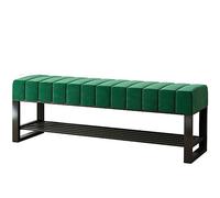 Banc de rangement étroit en velours avec siège doux et chaussure pour entrée, salon ou couloir - Solution de mobilier élégante pour économiser de l'espace et nization