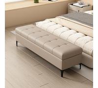 Banc de rangement extra large avec couvercle rabattable, repose-pieds et coffre à jouets pour salon, chambre à coucher, entrée