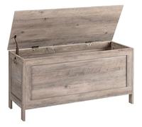 Banc de Rangement HOOBRO EBG100CW01 100 cm avec Charnières de Sécurité, Coffre à Jouets