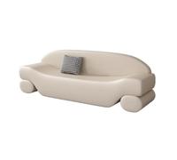 Banc de rangement léger de luxe pour bout de lit - Tabouret capitonné pour chambre principale, élégant canapé de chevet pour le salon, banc de canapé blanc moyen pour le rangement des vêtements