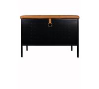 Banc de Rangement Maze Frank Noir/Brun