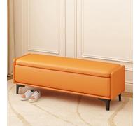 Banc de rangement moderne pour salon et entrée, ottomane rembourrée avec rangement à chaussures, élégant banc d'entrée multifonction, siège de fenêtre de 100 cm (ge)