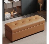 Banc de rangement multifonction pour chaussures rembourrées - Rangement au bout du lit - Pour couloir et chambre à coucher