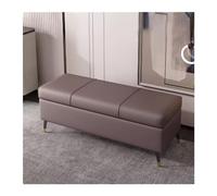 Banc de Rangement Multifonctionnel pour entrée et Salon, Tabouret de 90 cm de Long avec Compartiment caché, idéal pour optimiser l'espace, Design élégant pour des pièces Bien rangées.