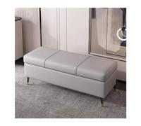 Banc de Rangement Multifonctionnel pour entrée et Salon, Tabouret de 90 cm de Long avec Compartiment caché, idéal pour optimiser l'espace, Design élégant pour des pièces Bien rangées.