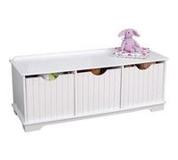 Banc de rangement Nantucket - blanc Blanc G