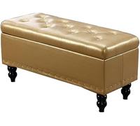 Banc de rangement nordique et tabouret à chaussures ultra fin avec sac souple pour petits espaces, tabourets de rangement marron pour maison, appartement, entrée et porte