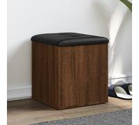 Banc de Rangement Organisateur Couloir Chêne Marron Bois d'Ingénierie vidaXL